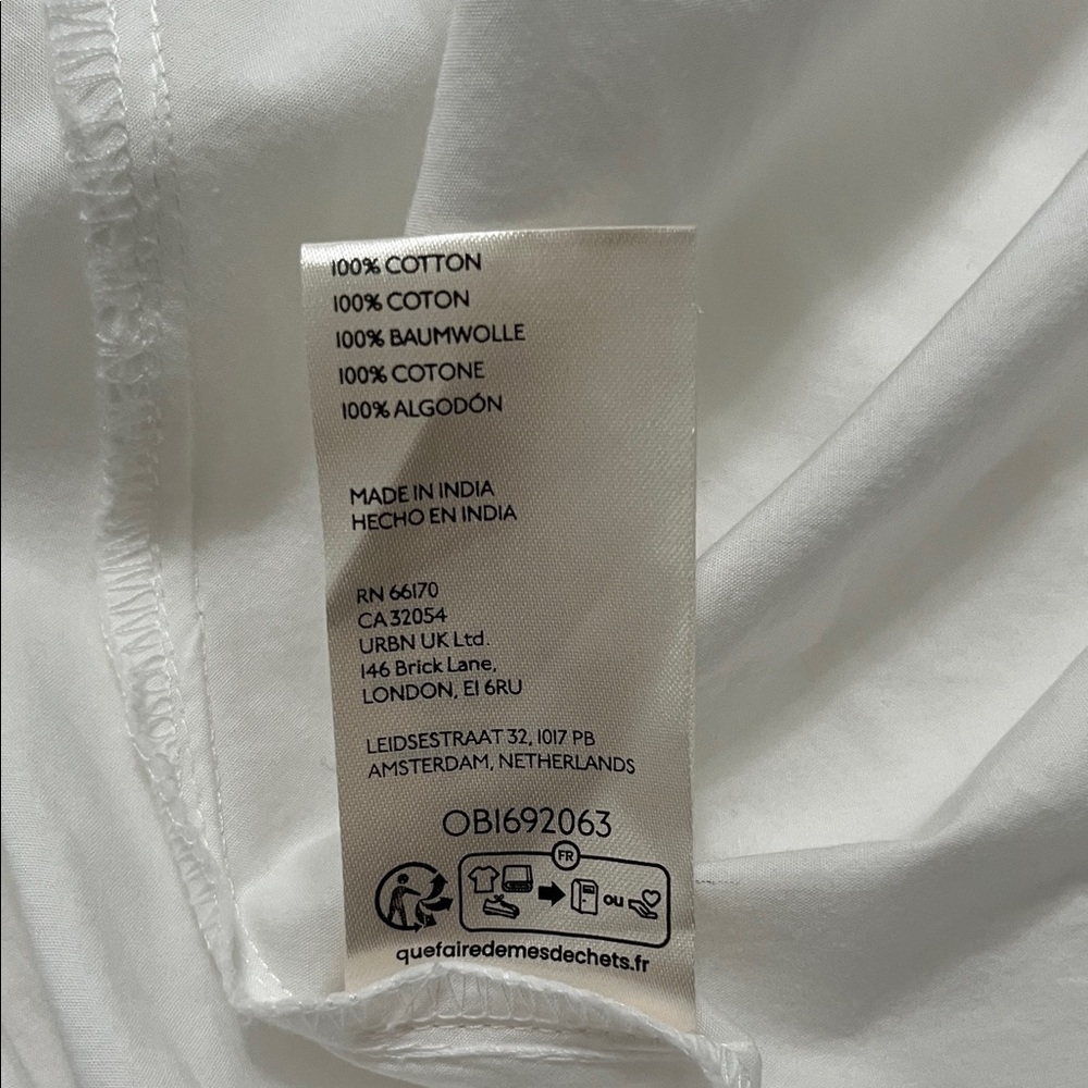 Anthropologie White Midi Dress - Picture 6 of 10